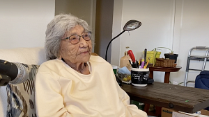 Native linguist and Yakama elder Virginia Beavert.