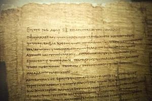 text on parchment
