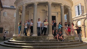 Tempietto chapel, Rome, Italy
