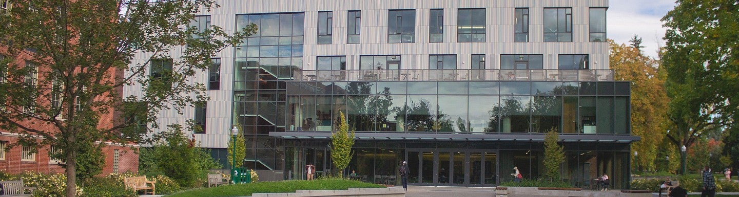 Looking Eastward at the West side of Tykson Hall