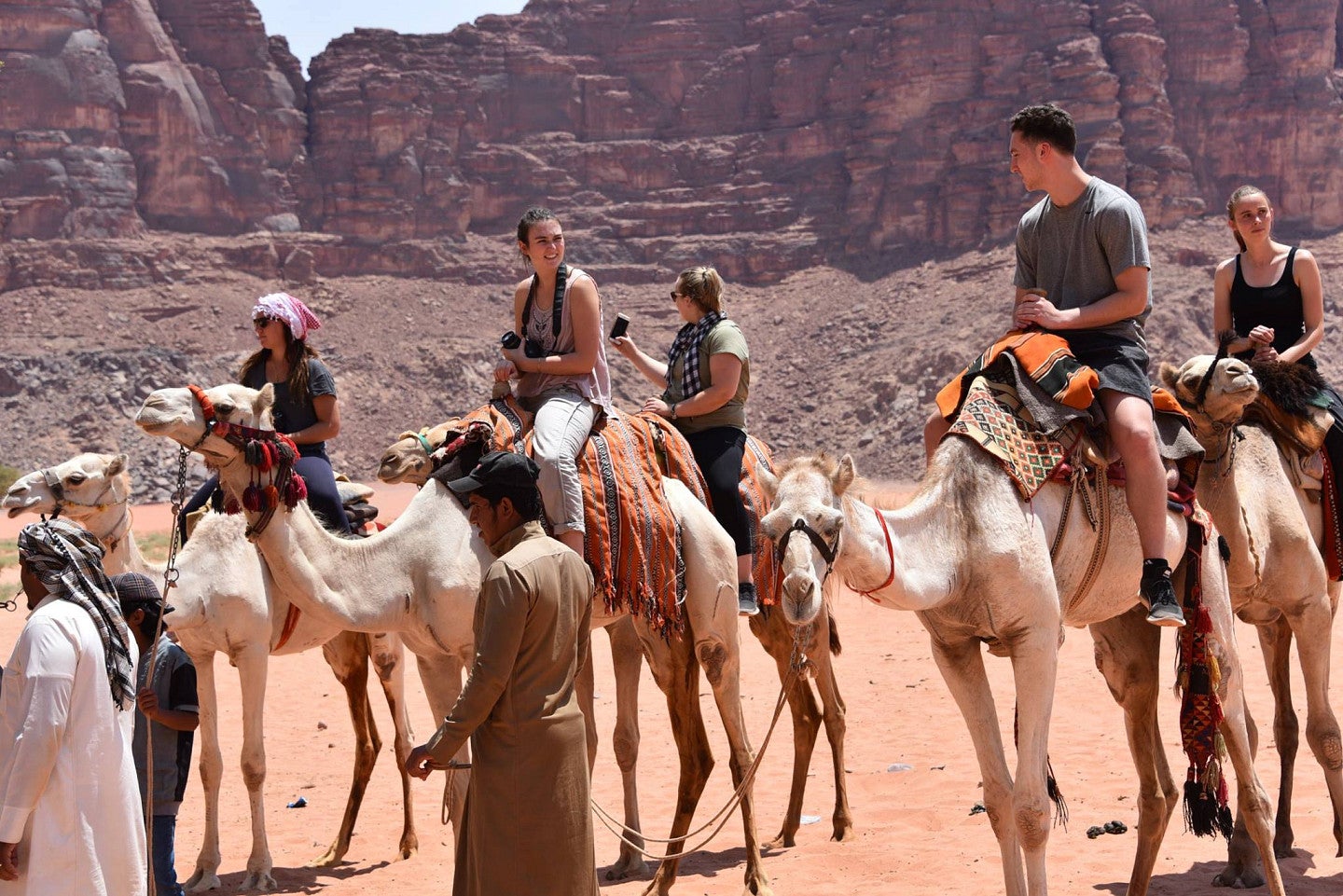 GEO Amman program camel trip