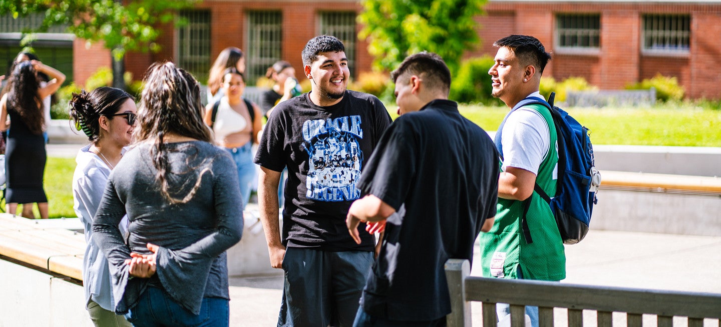 latinx students at an event