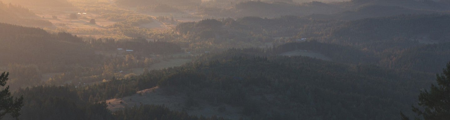 Landscape scene of Oregon