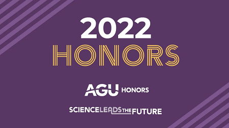 2022 AGU Honors 