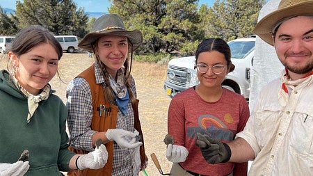 students and faculty members from the University of Oregon travel to the Museum of Natural and Cultural History’s Archaeology Field Schools.