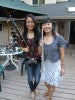 Kai Liu on left with fellow LTS grad Eri Hayashi