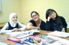 Sara Marruffo with students