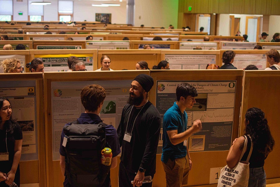 CAS students participate at UO research event | College of Arts and ...