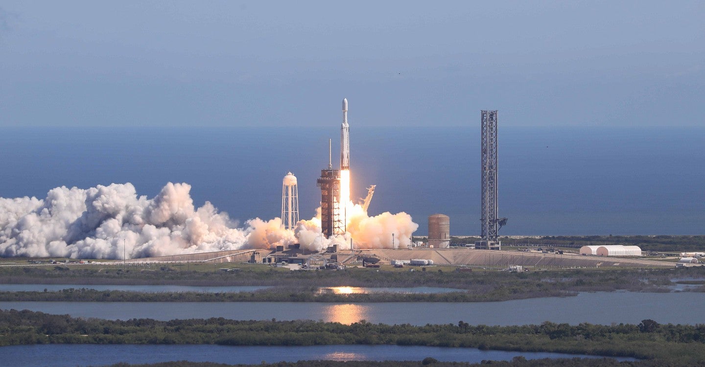 take off of the NASA Europa Clipper