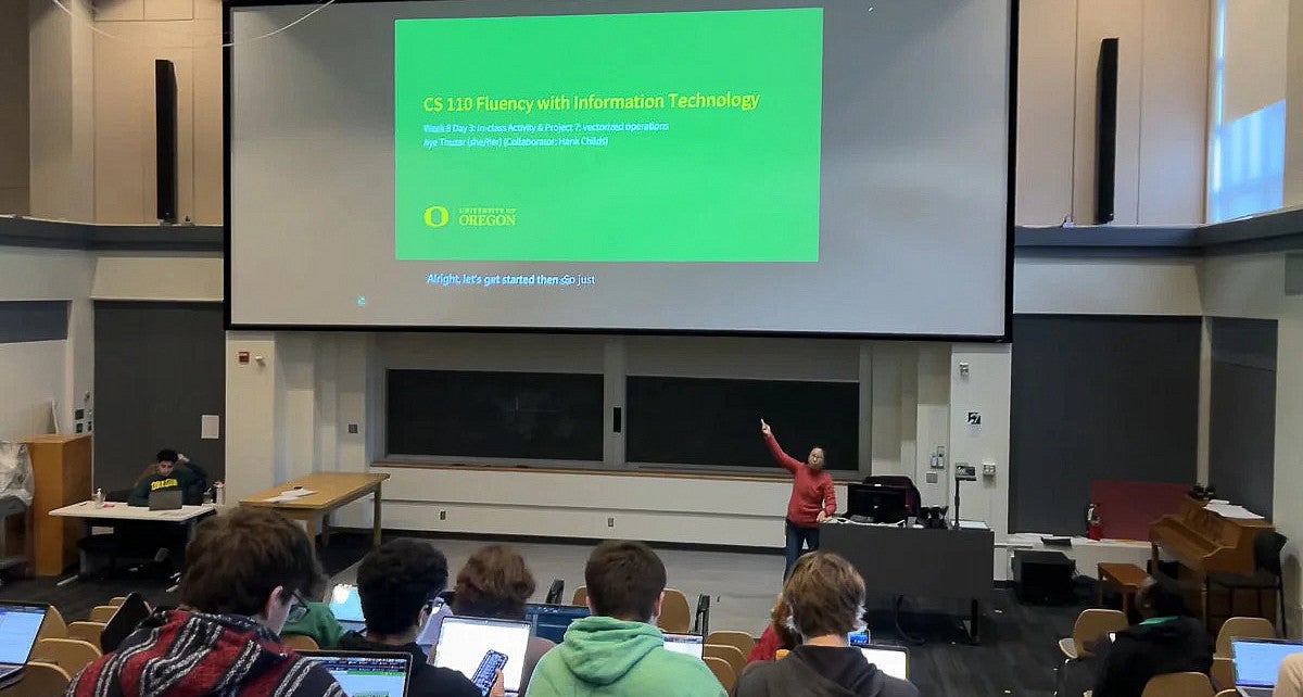 people in a classroom