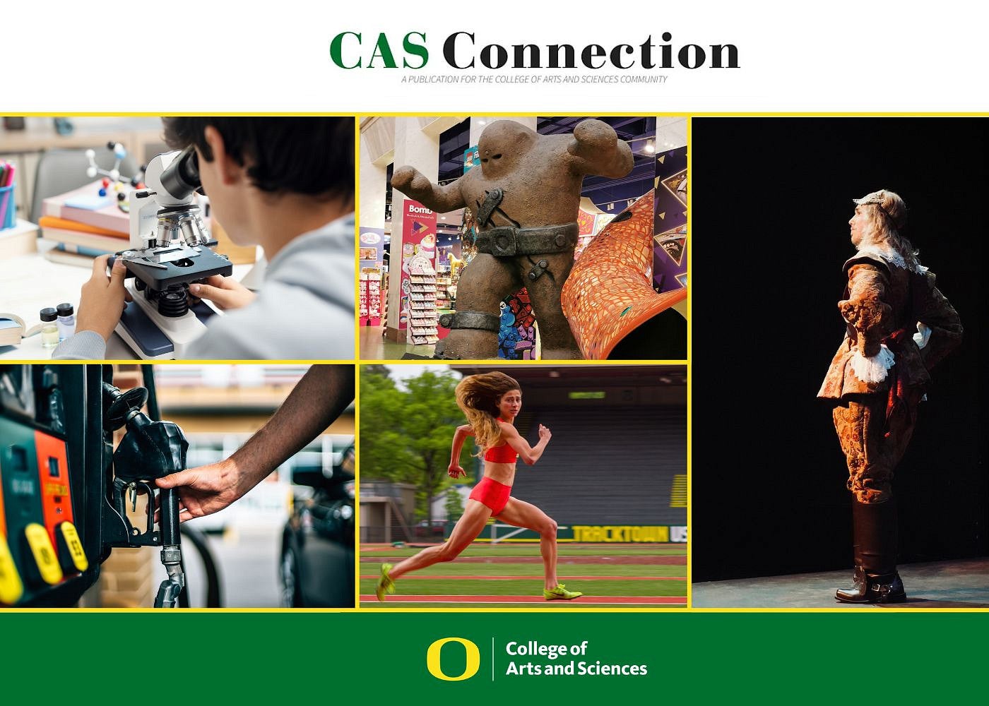 a collage of images from the april 2026 CAS Connection