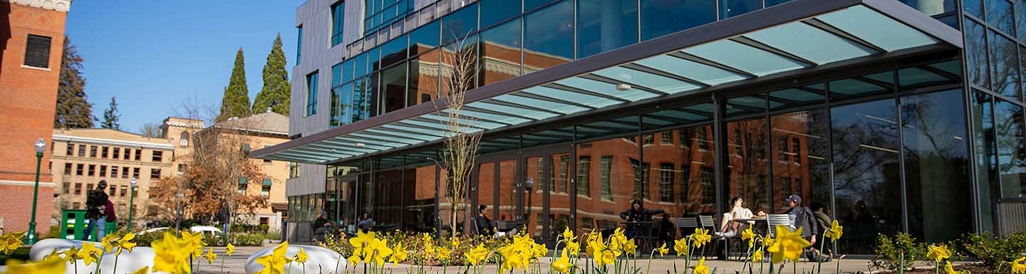 Tykeson Hall exterior building shot