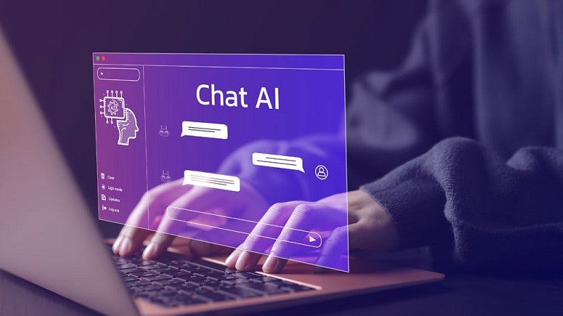 Chat with AI graphic