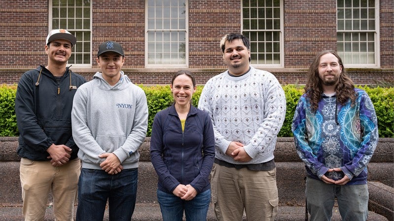 Kate Macicia, a postdoc instructor in the Department of History, takes her students to museums, monuments and memorials as part of her public history course.