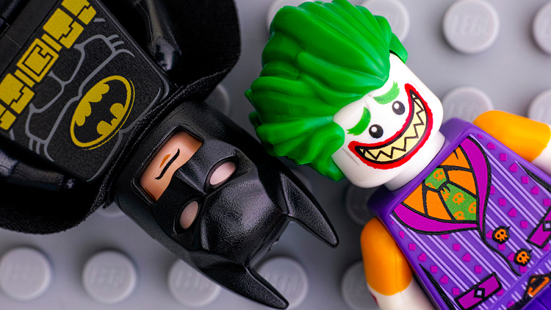 Lego charecters of Batmen and The Joker