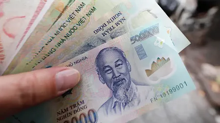 Vietnamese dong currency bills