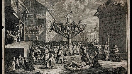 illustration of stock market crash of 1720