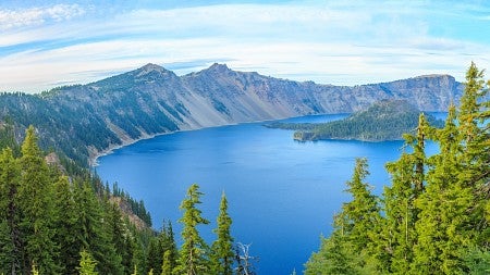 Crater Lake in Oregon