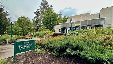 The James Miller Theatre Complex on the University of Oregon campus