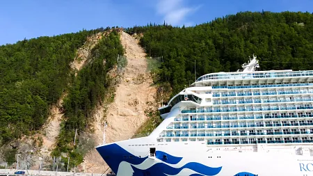 a cruise ship in alaska
