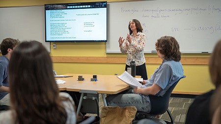 Fabienne Moore, associate professor of French