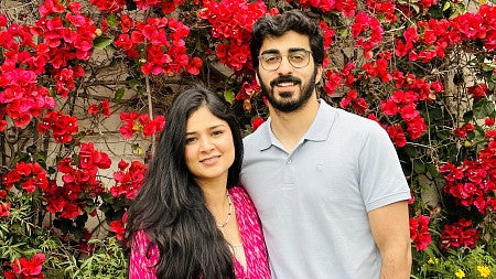 Aliza Lisan and Hammad Ather studied in the computer science doctoral program in the School of Computer and Data Sciences in the College of Arts and Sciences.