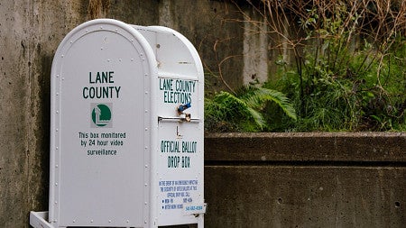 a ballot box 