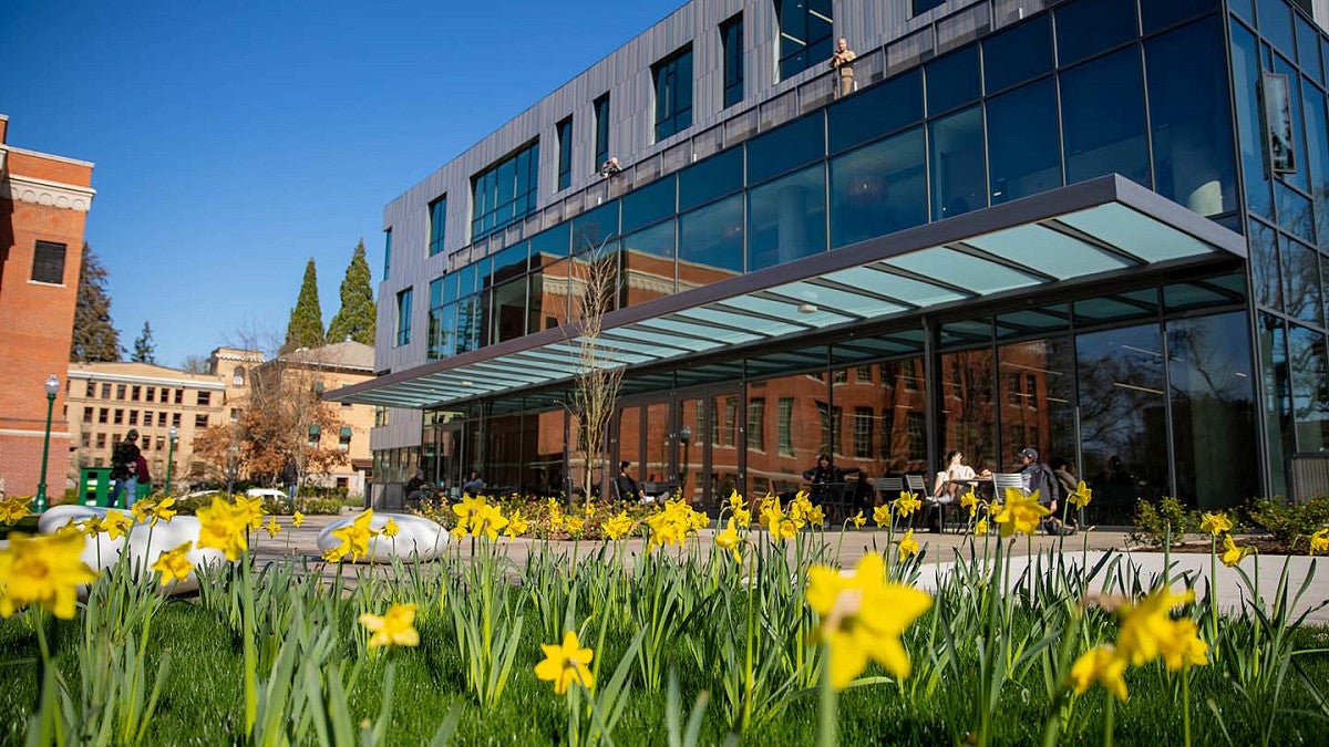 Tykeson Hall exterior building shot