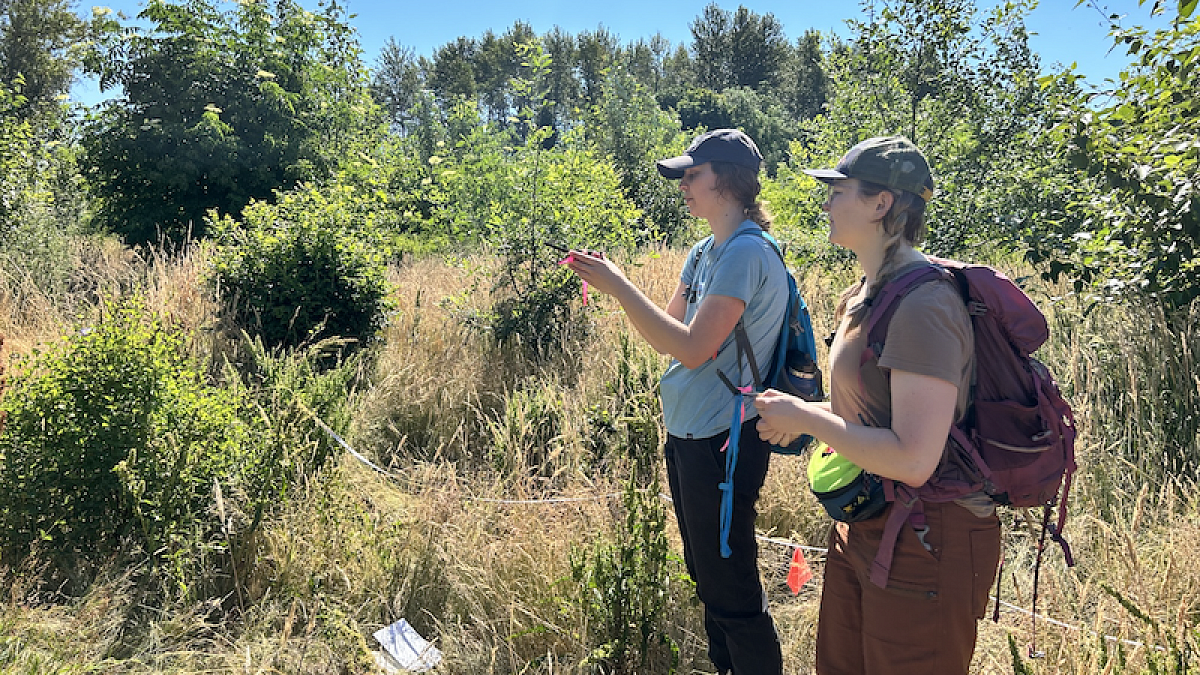 Student researchers on Professor Lucas Silva’s team are studying whether replanting vegetation along rivers can help mitigate the effects of climate change.