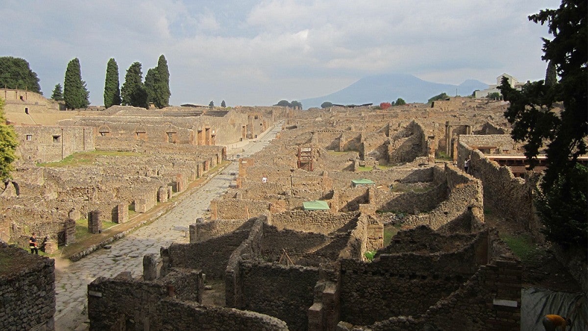 Ancient site of Pompeii
