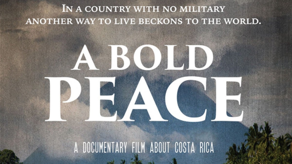 Poster for show 'A Bold Peace'