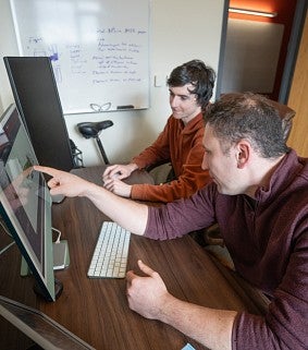 Associate Professor Christopher Hendon discusses a computer model