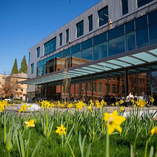 Tykeson Hall exterior building shot