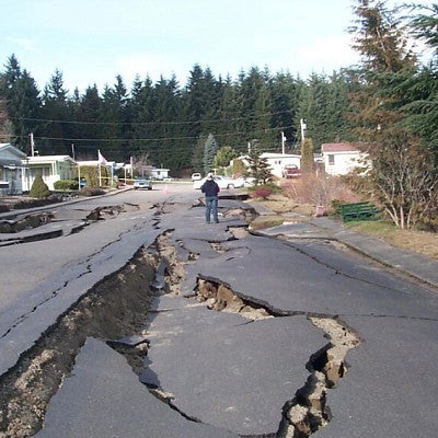 Damage in Portland following the Nisqually earthquake