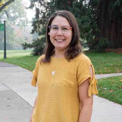 Andrea Goering, Physics faculty